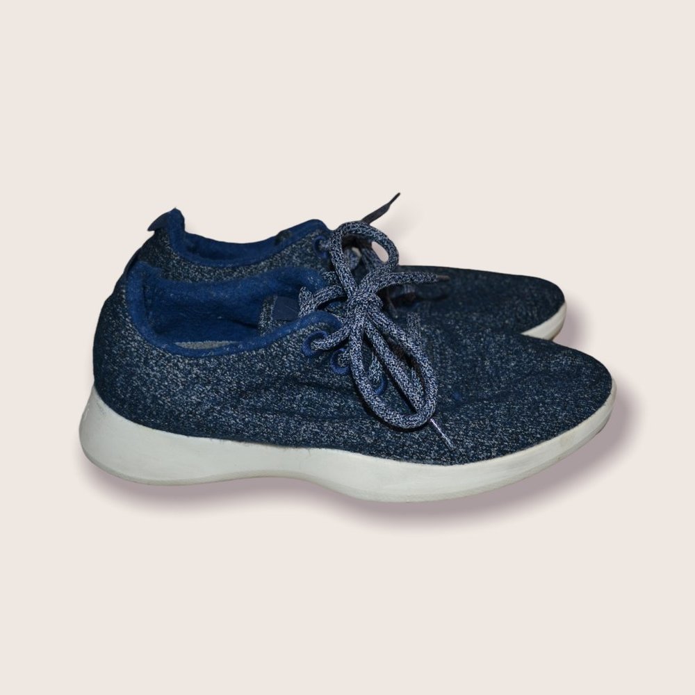 Allbirds Wool Runner Women's Sneakers Size 7 Navy Blue